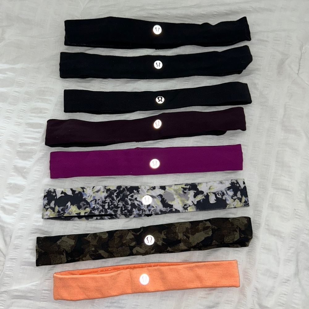 Pack of 8 lululemon headbands!